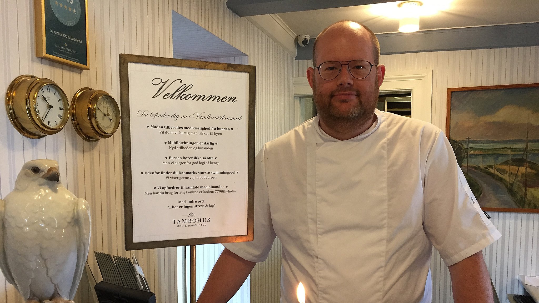 Fra mandag kan der komme flere gæster på besøg hos Tambohus Kro.